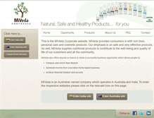 Tablet Screenshot of miveda.com